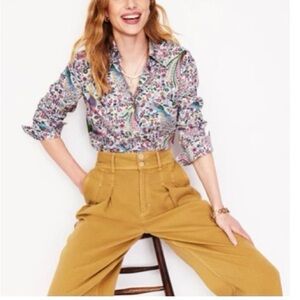 Boden Multicolor Paisley Button-Down Shirt